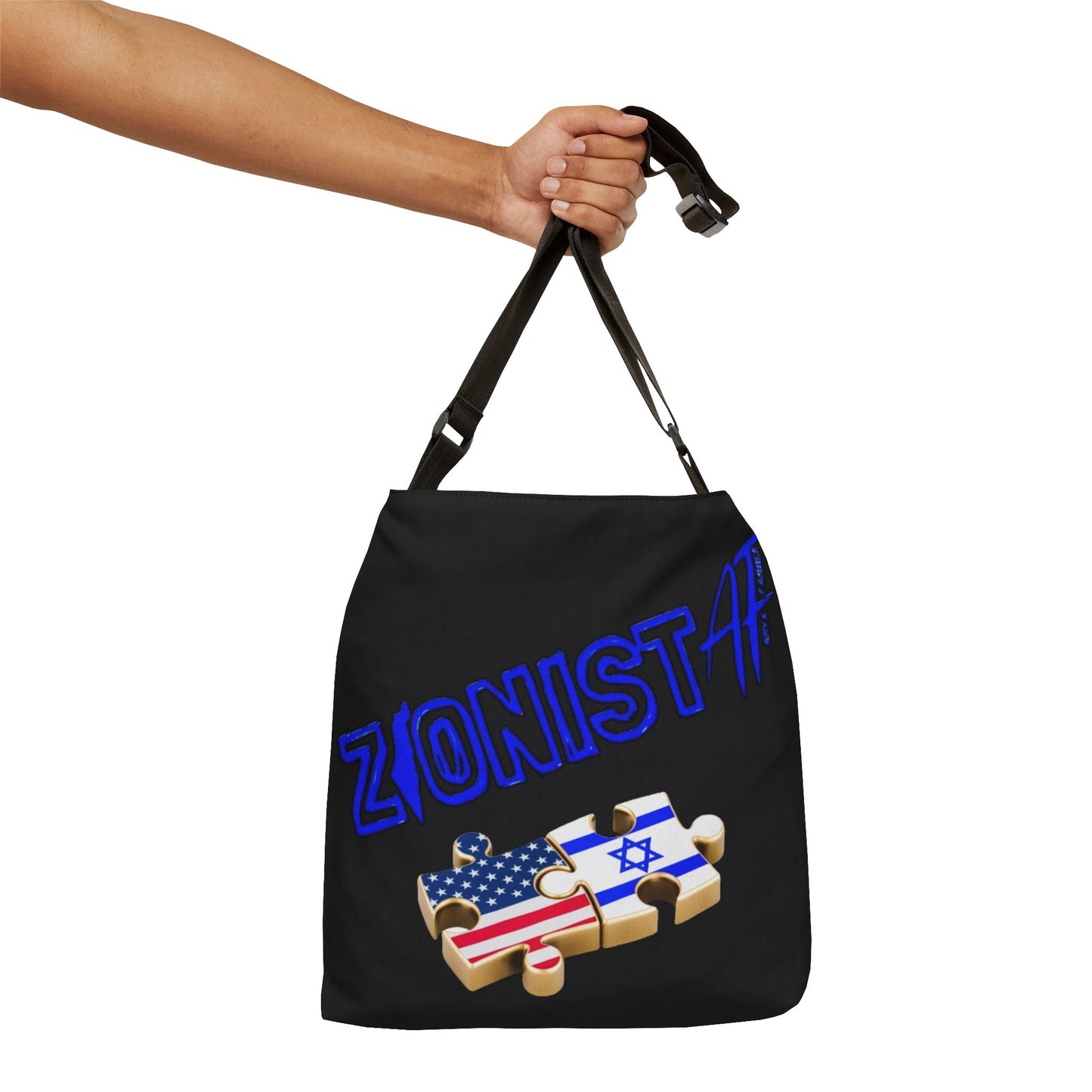 ZionistAF US/ISRAEL Adjustable Tote Bag