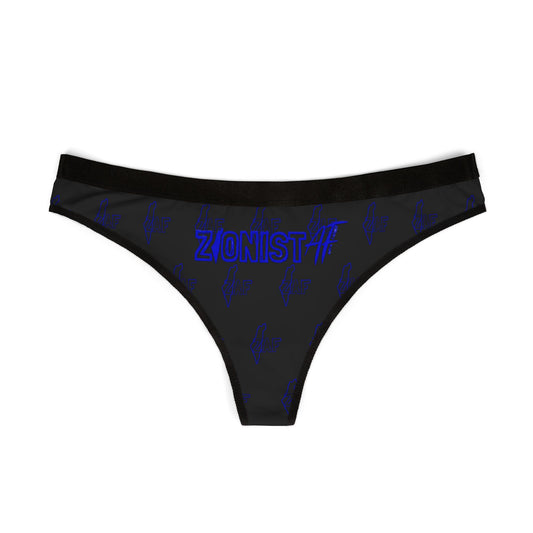 UNDERWEAR Zionist AF Women's Thongs (AOP)