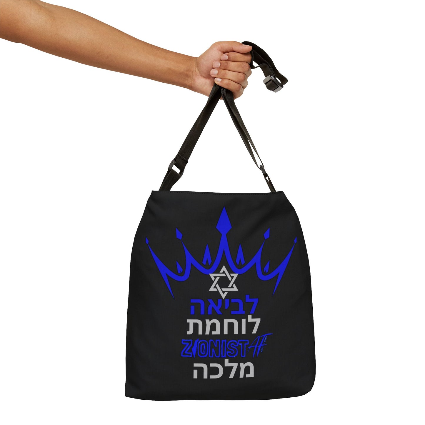 BAGS Zionist AF Queen warrior ZAF Adjustable Tote Bag