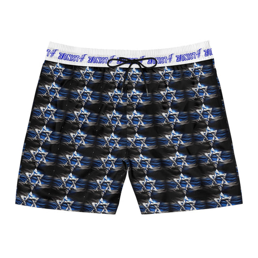 MEN'S SWIM SHORTS Zionist AF Men's Mid-Length Swim Shorts