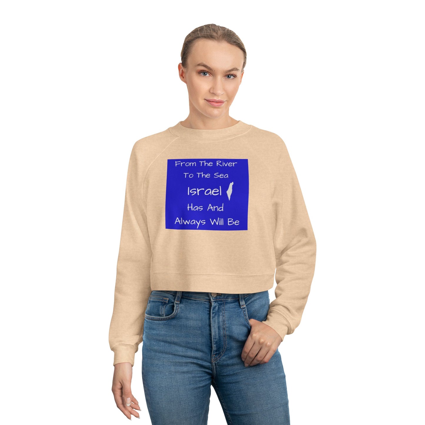 Zionist AF "RTS" Women's Cropped Fleece Pullover