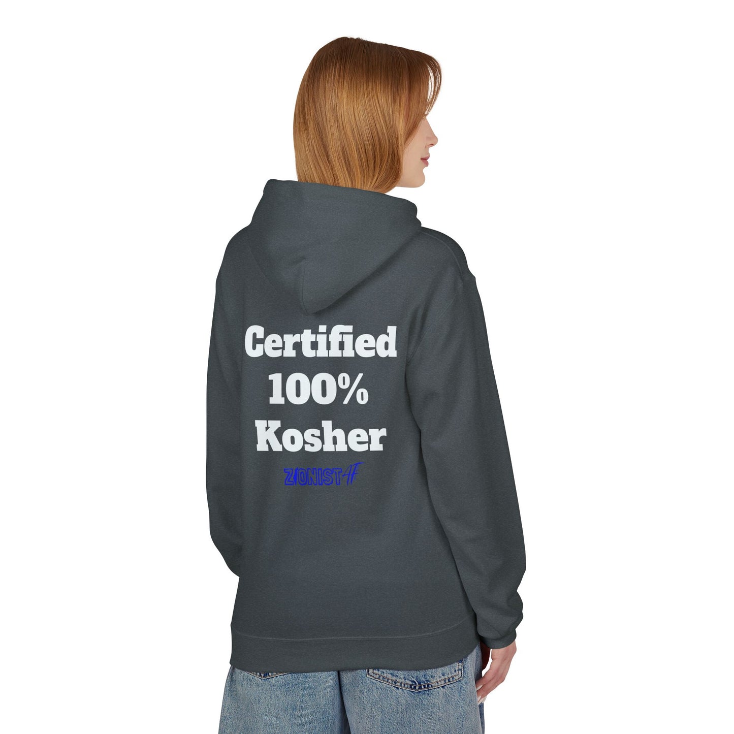 HOODIES "Kosher" Sweatshirt  Zionist AF Fleece Hoodie