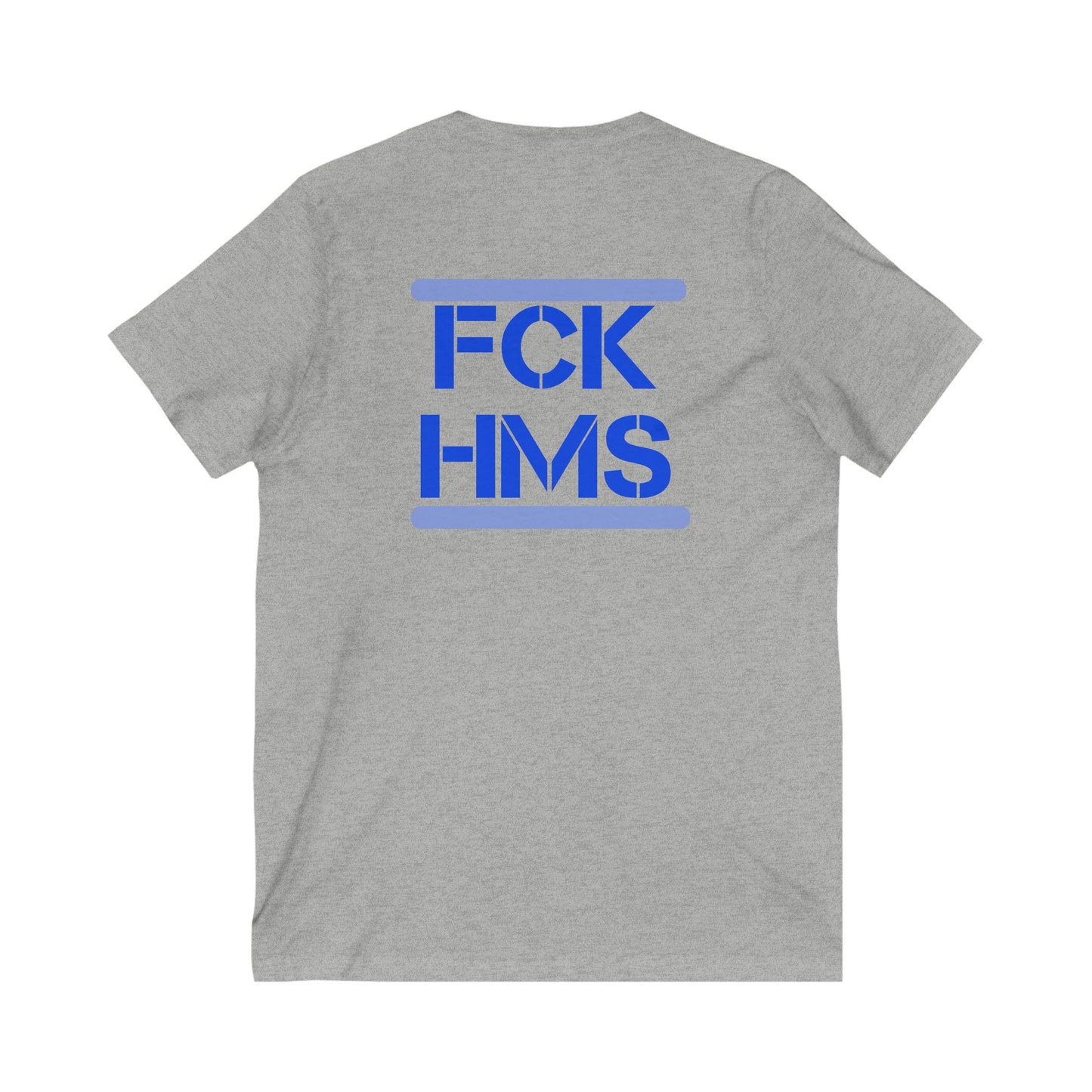 Zionist AF FCK HMS Jersey Short Sleeve V-Neck Tee