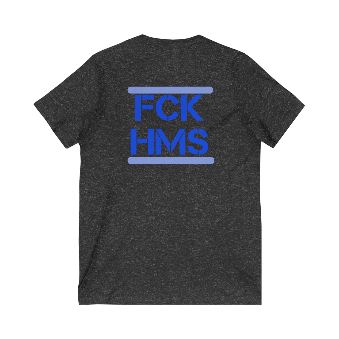 Zionist AF FCK HMS Jersey Short Sleeve V-Neck Tee