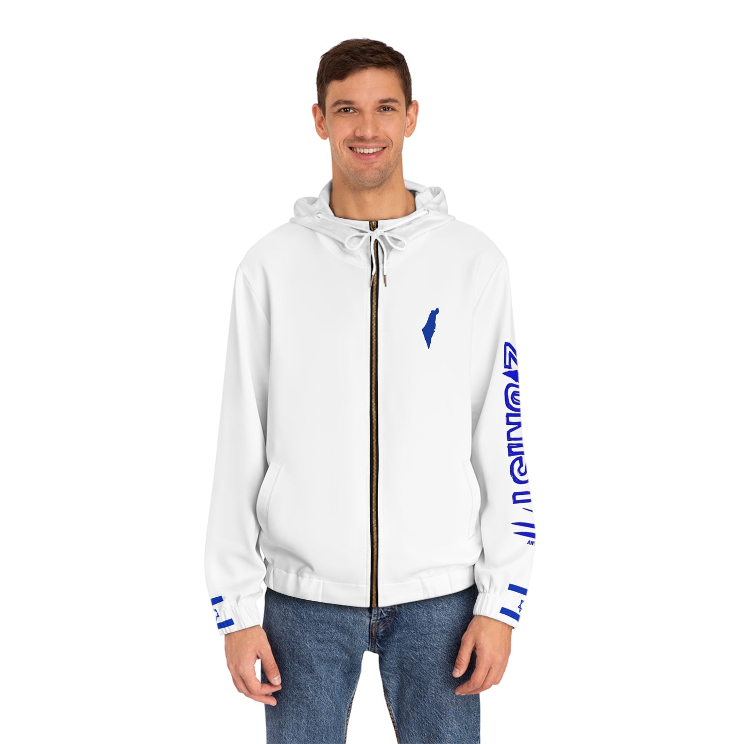 HOODIES  Zionist AF Israel Lion Full-Zip Hoodie 1