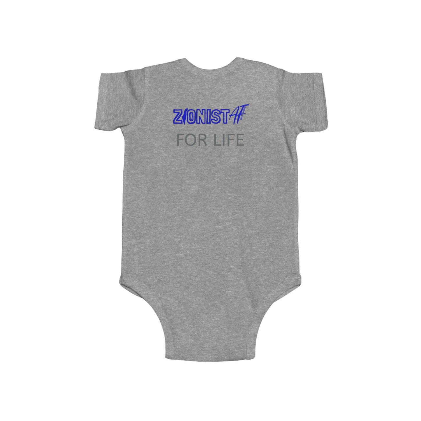 KIDS /INFANT Zionist AF Infant Fine Jersey Bodysuit