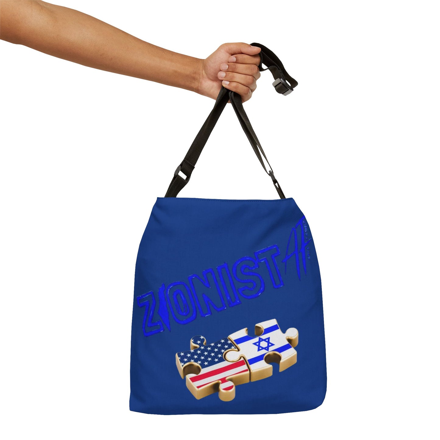 Zionist AF Adjustable Tote Bag US/Israel Blue