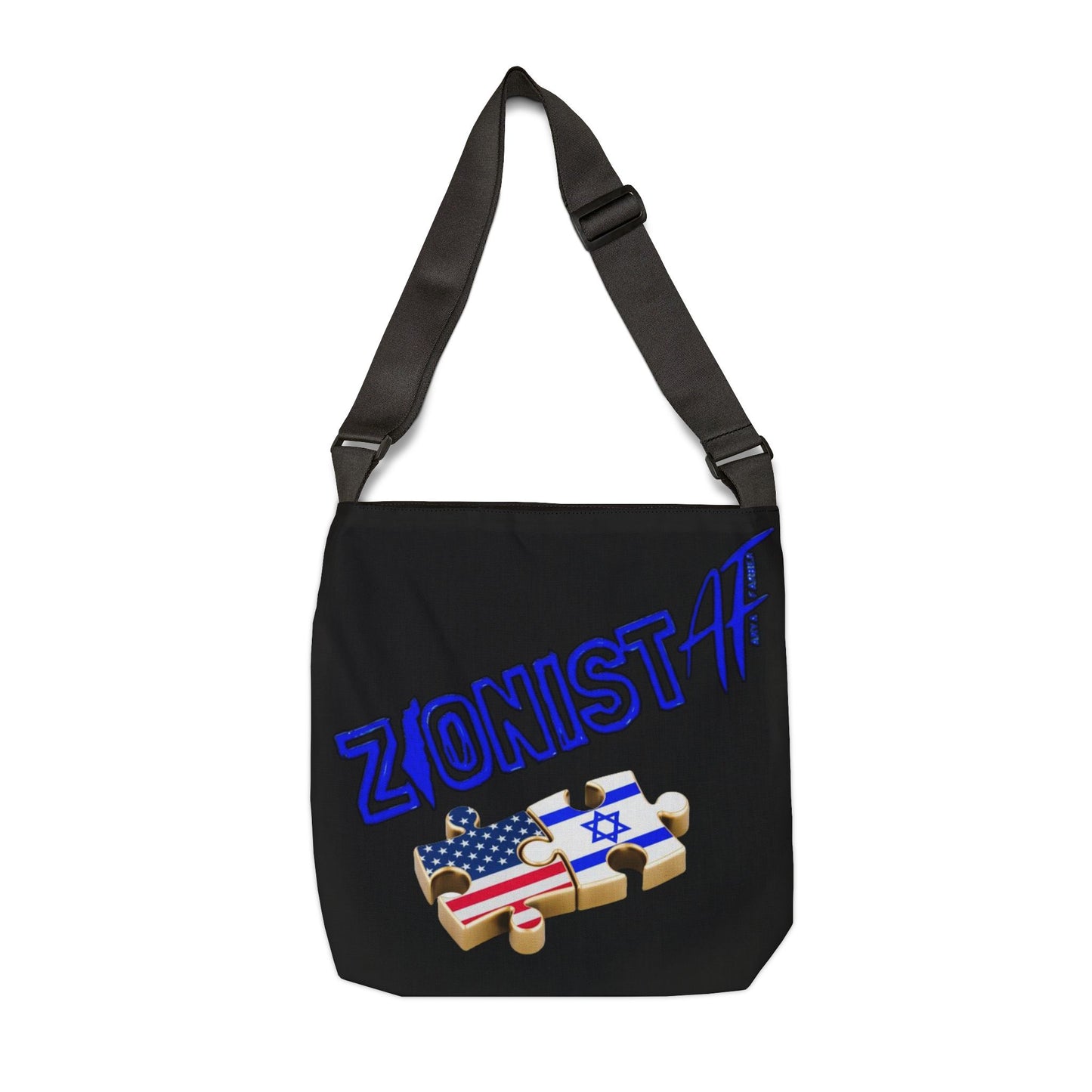 ZionistAF US/ISRAEL Adjustable Tote Bag