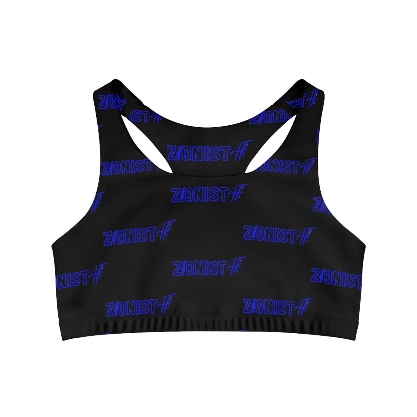 Zionist AF Fierce Seamless Sports Bra