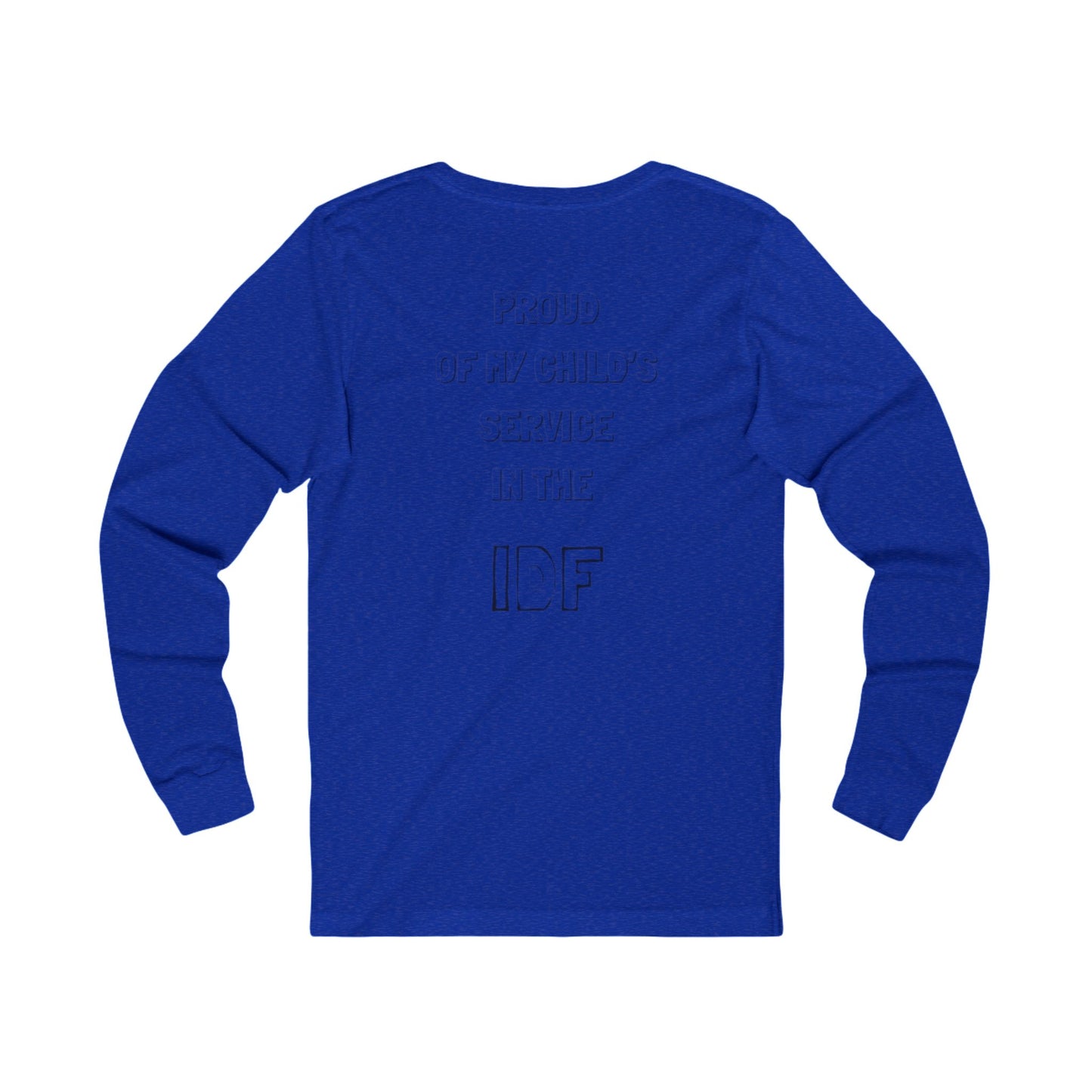 IDF Parent Zionist AF Unisex Jersey Long Sleeve Tee