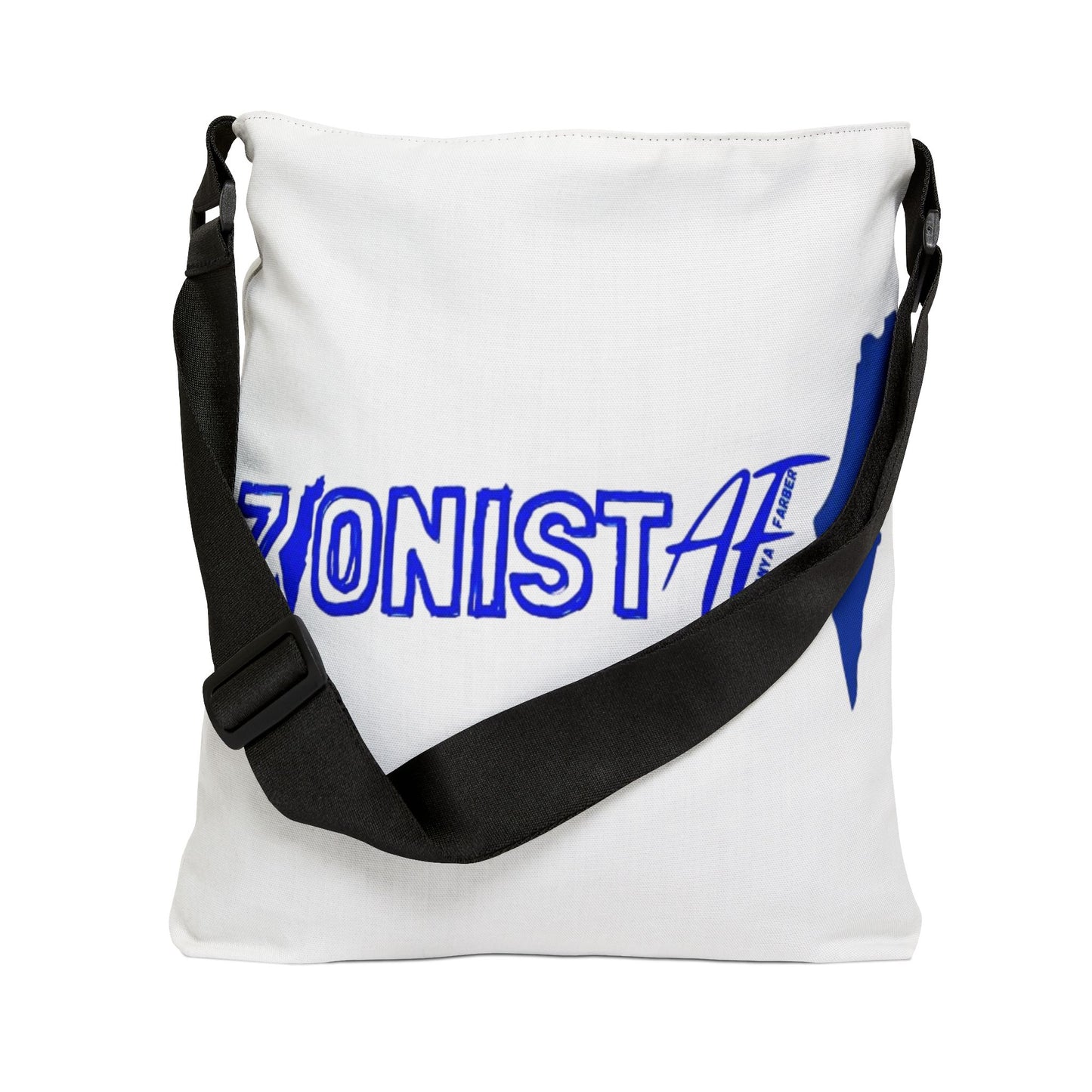 BAGS/TRAVEL Zionist AF "Map and Star "Adjustable Tote Bag