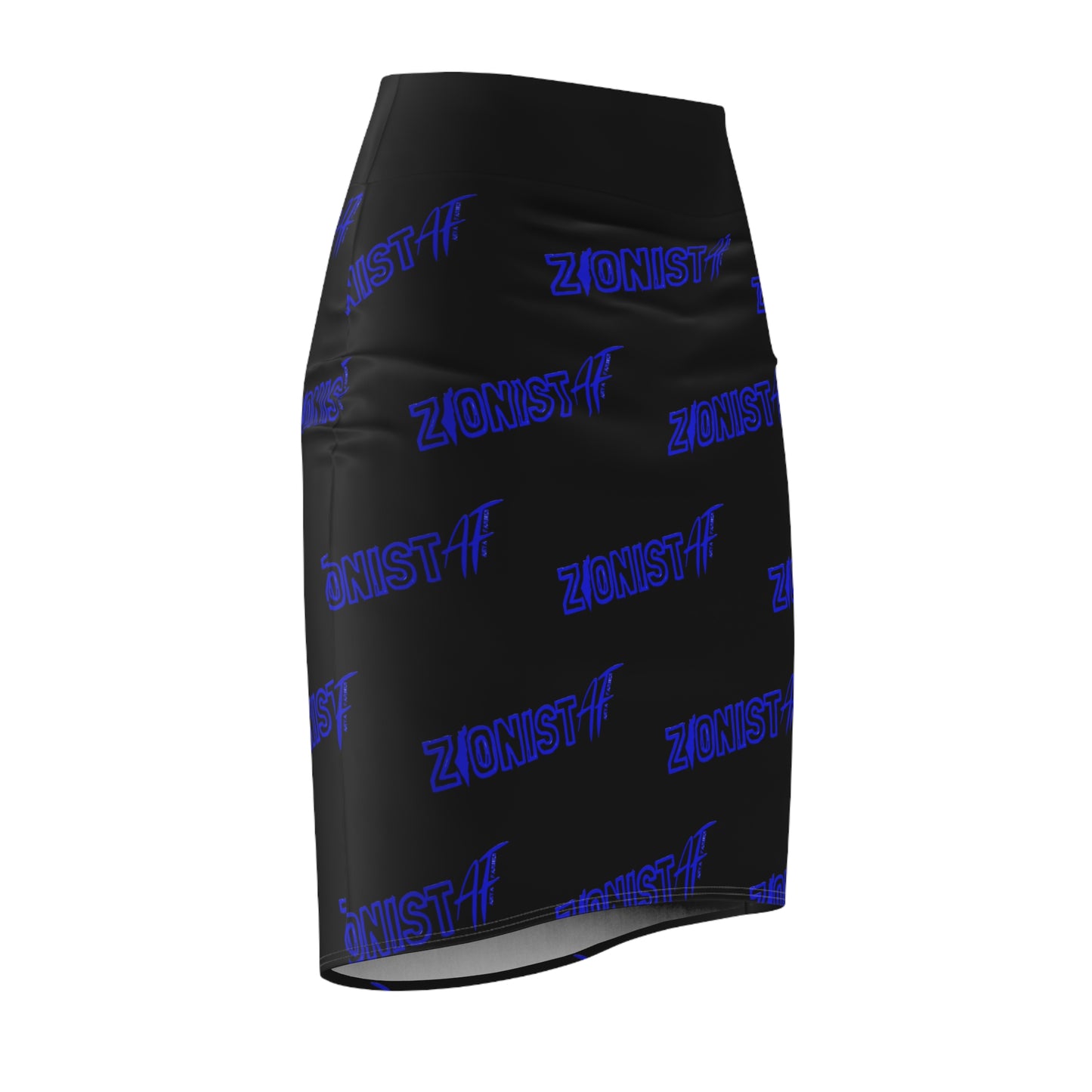 Zionist AF Women's Pencil Skirt in Black