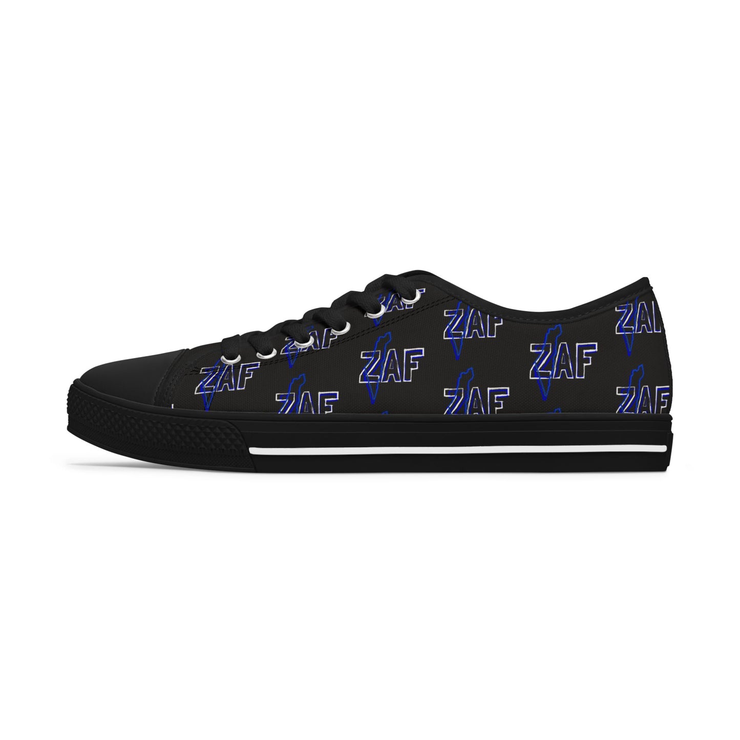 Women's Low Top ZAF  Sneakers In Black