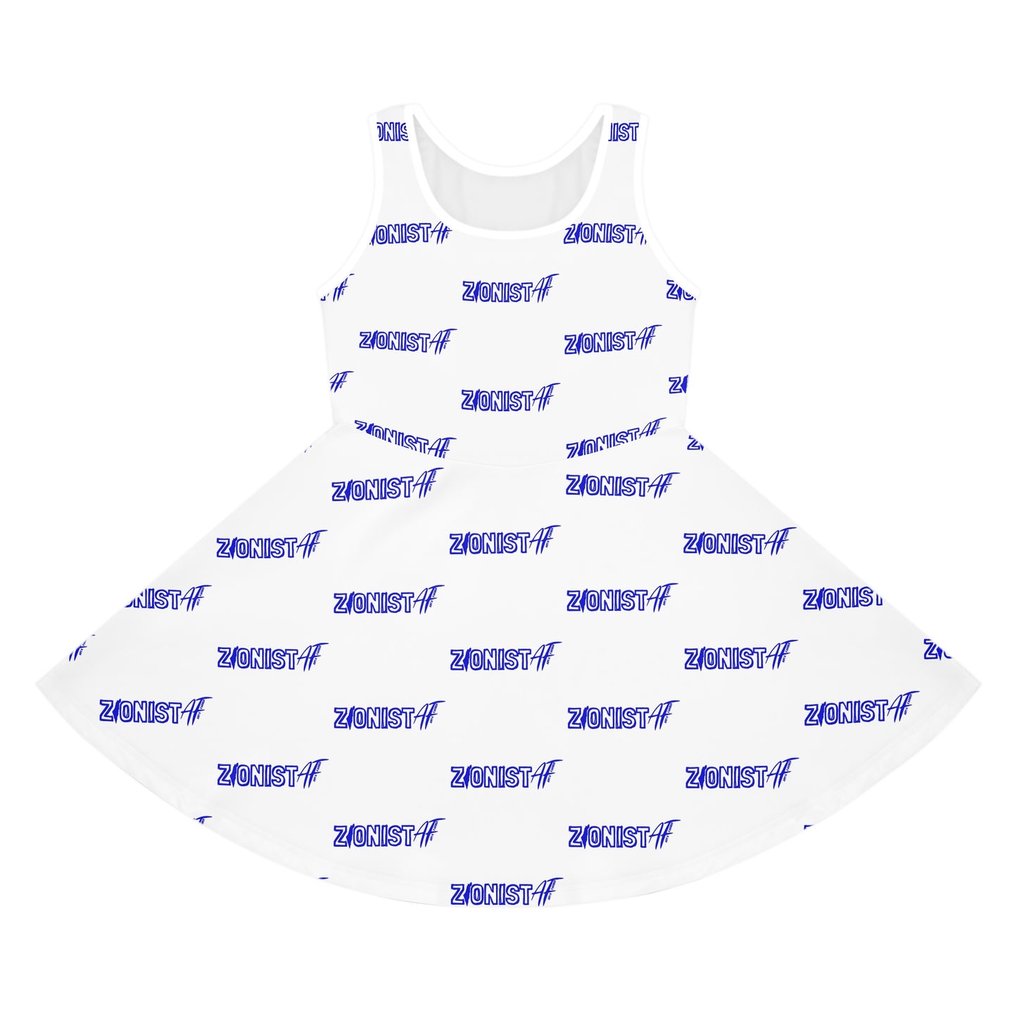 Zionist AF Girls' Sleeveless Sundress