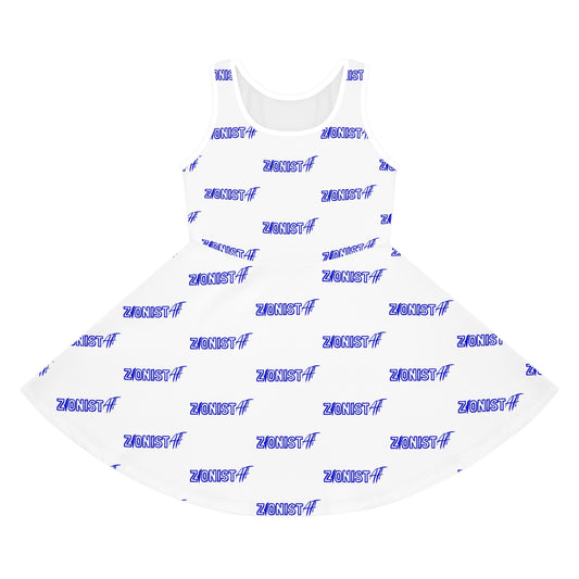 KIDS Zionist AF Girls' Sleeveless Sundress