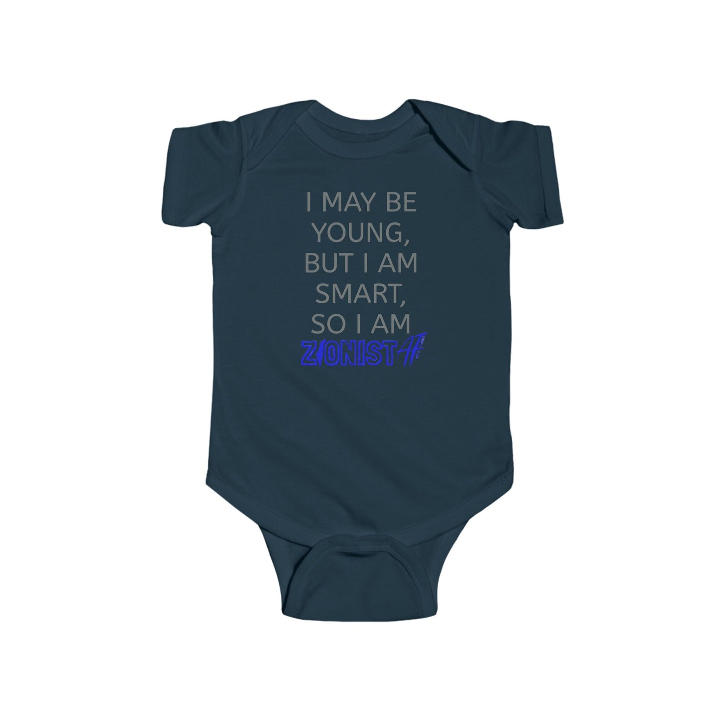 KIDS /INFANT Zionist AF Infant Fine Jersey Bodysuit