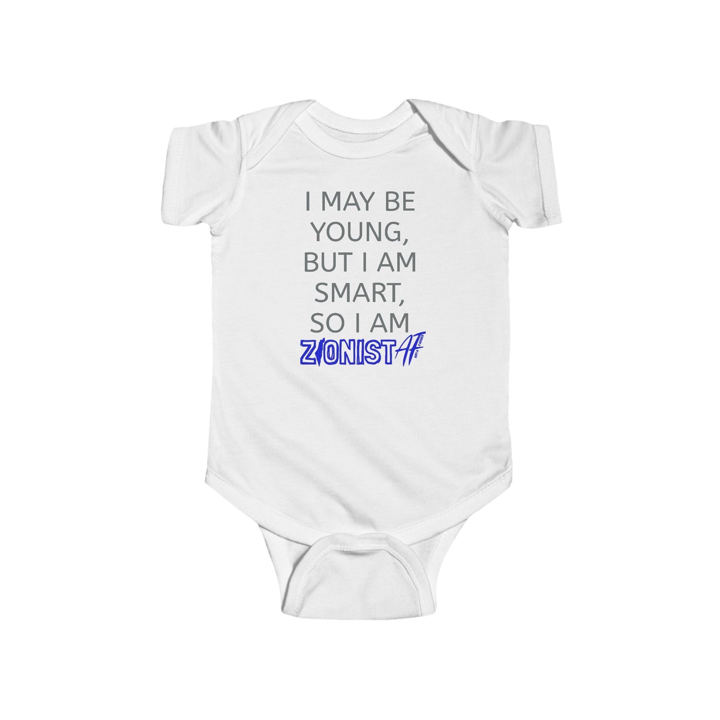 KIDS /INFANT Zionist AF Infant Fine Jersey Bodysuit