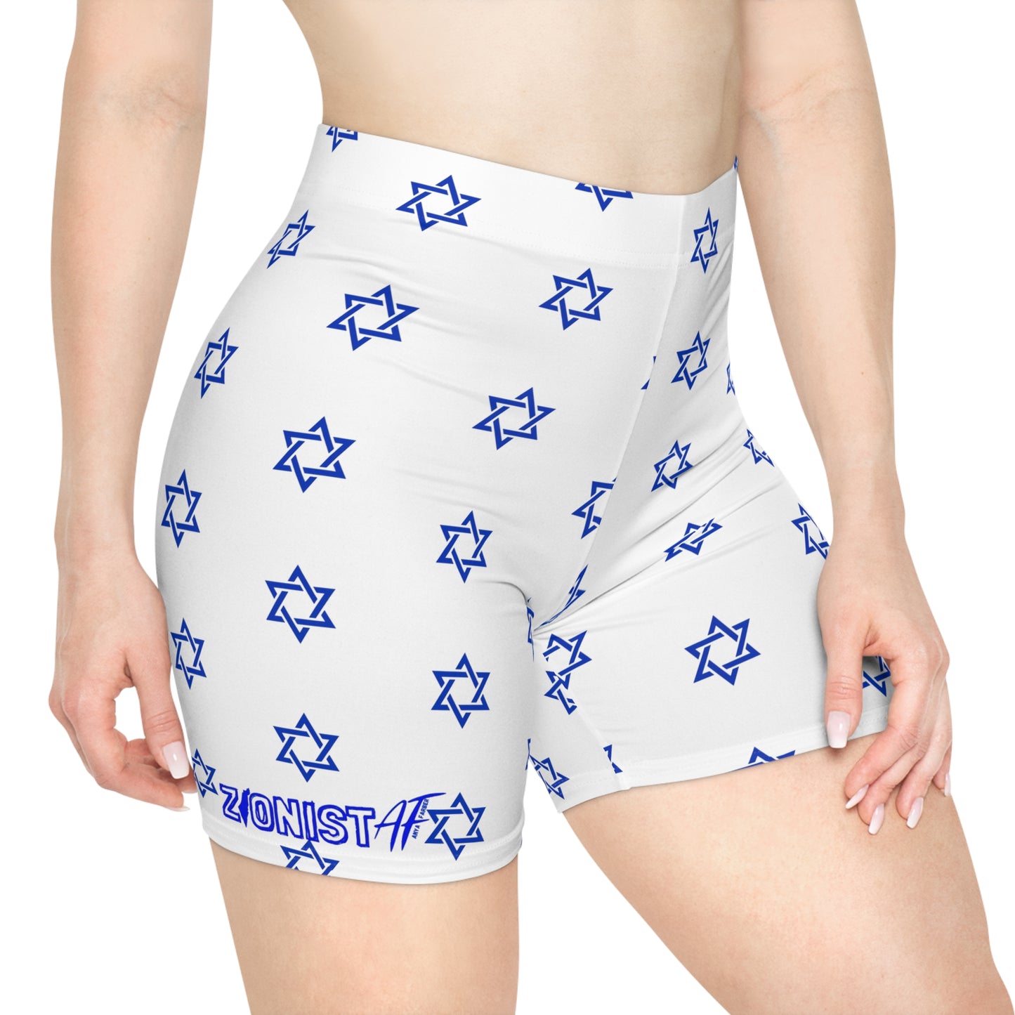 Zionist AF Magen David Women's Biker Shorts