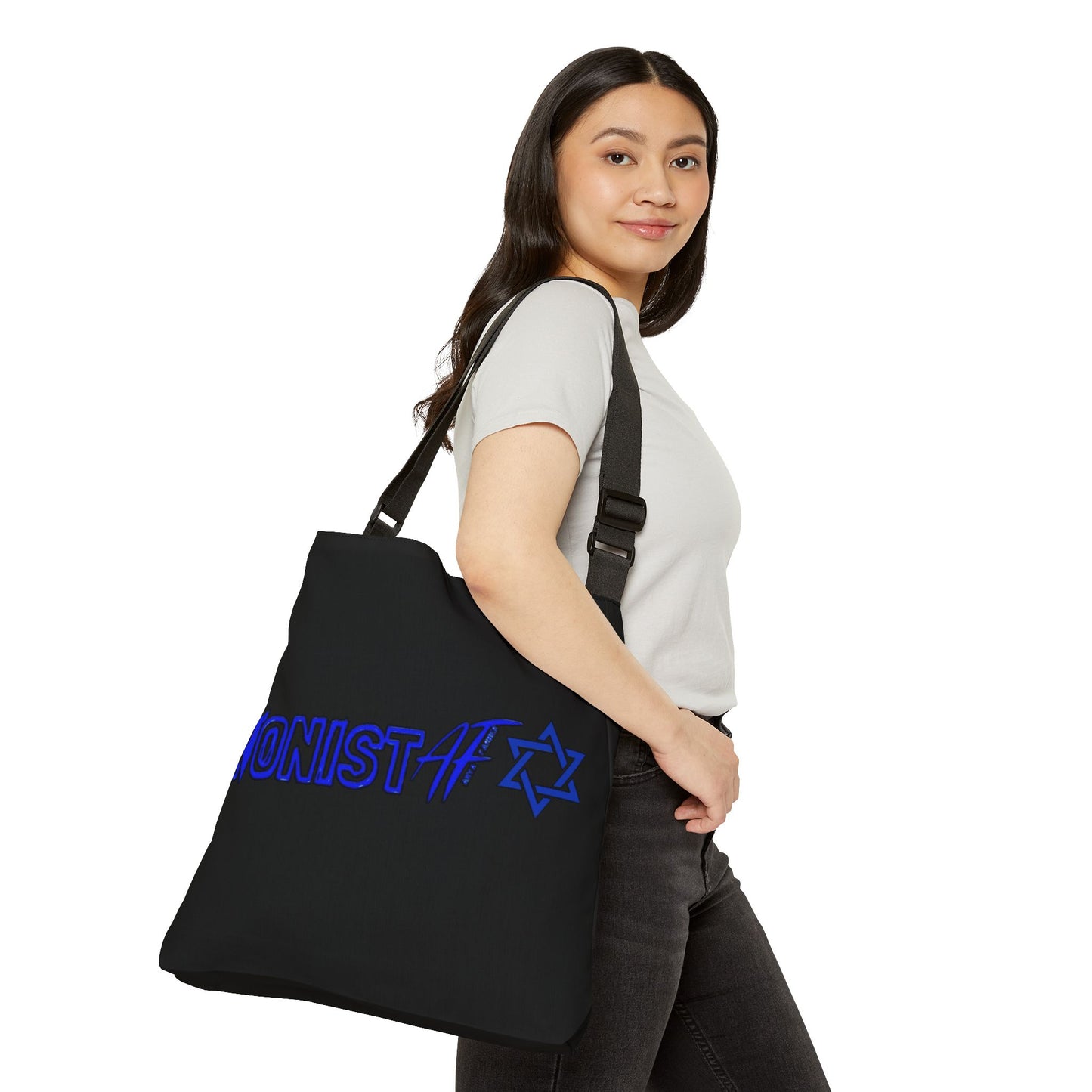 Zionist AF Adjustable Tote Bag Map