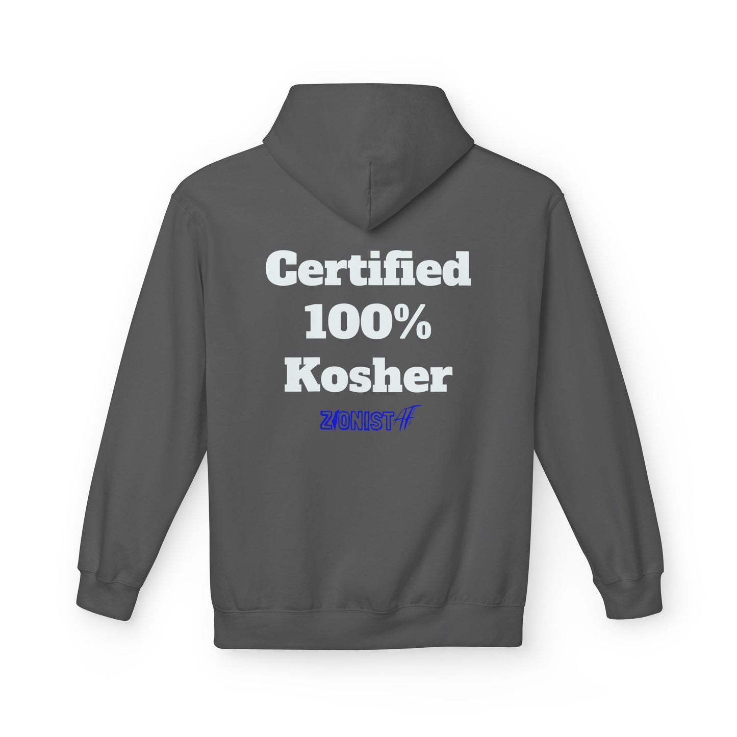 HOODIES "Kosher" Sweatshirt  Zionist AF Fleece Hoodie