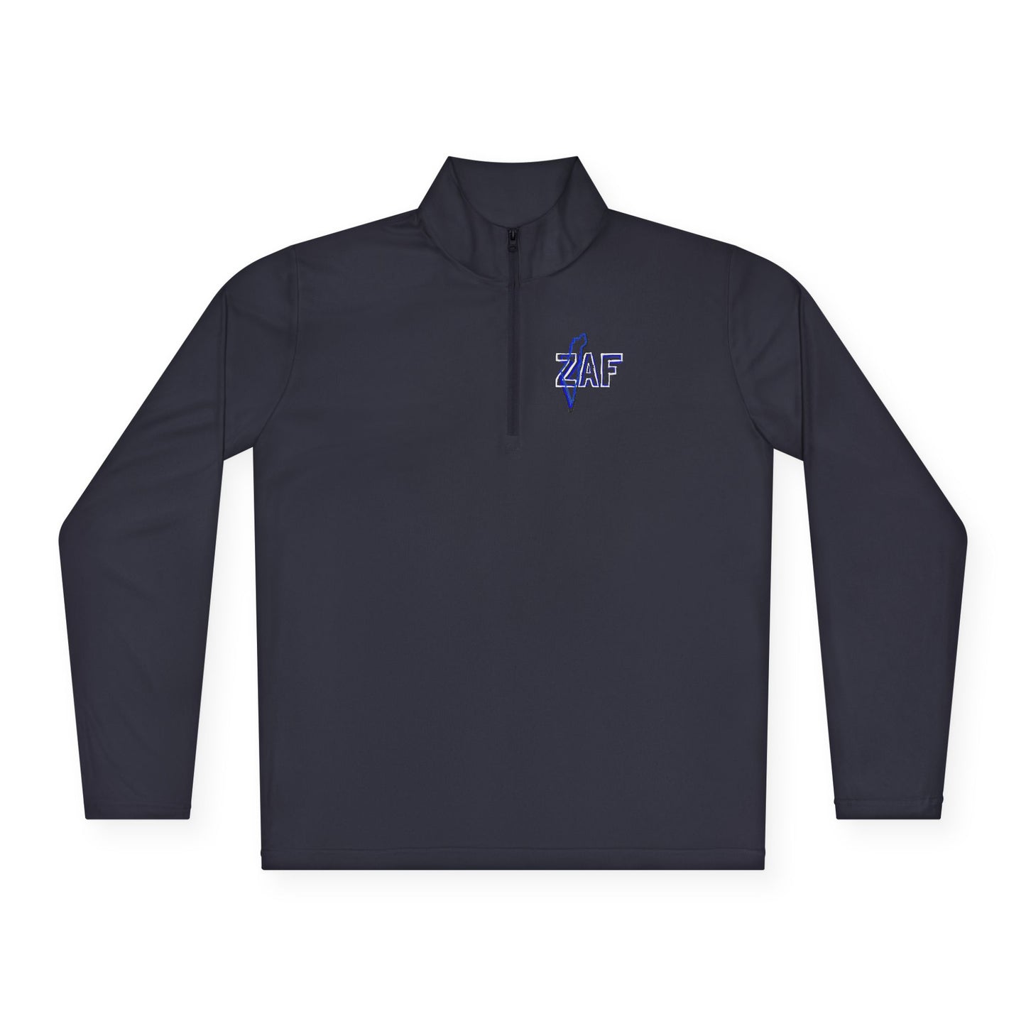 Zionist AF "From The River...Zionist AF ...ONLY way To Be" Quarter-Zip Pullover