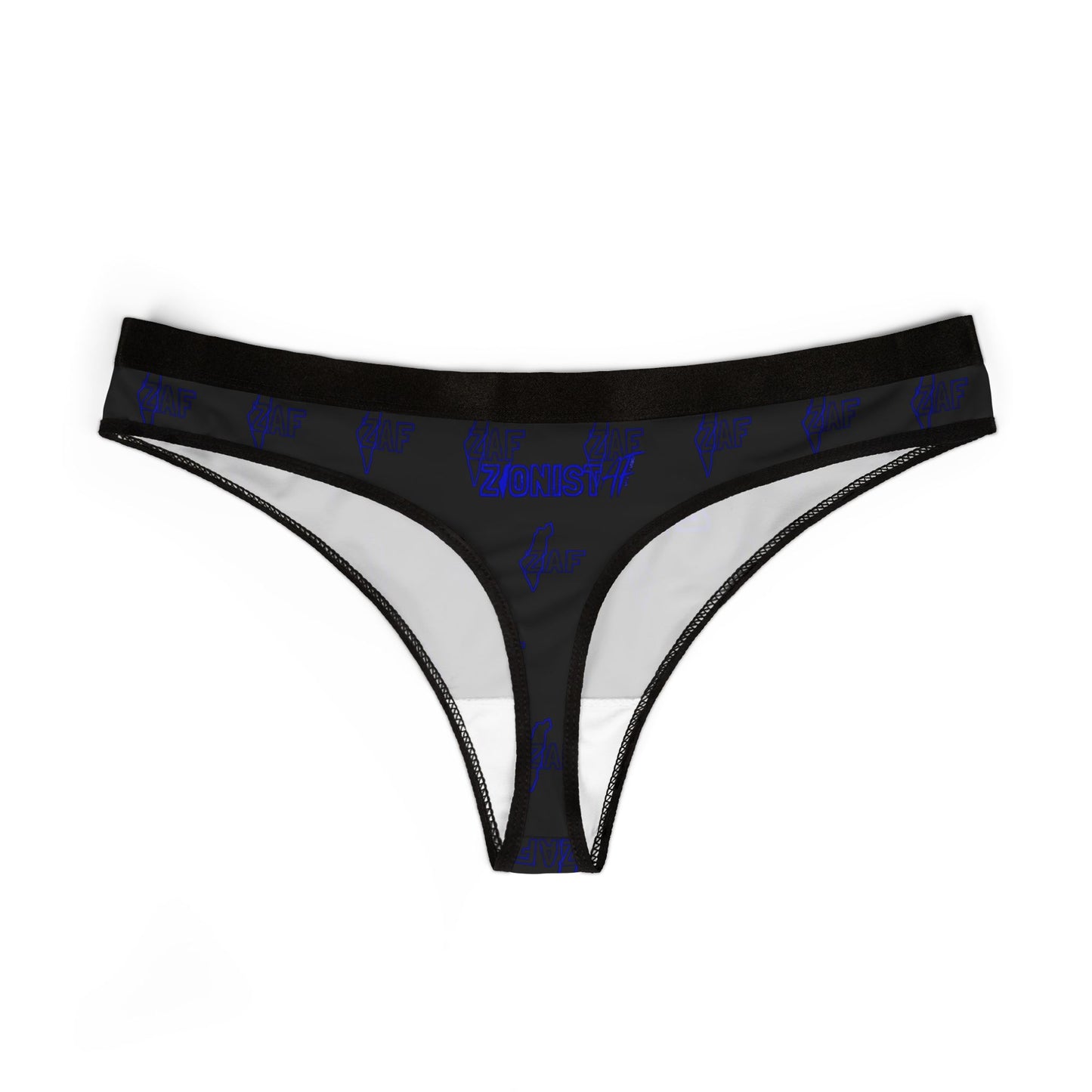 UNDERWEAR Zionist AF Women's Thongs (AOP)