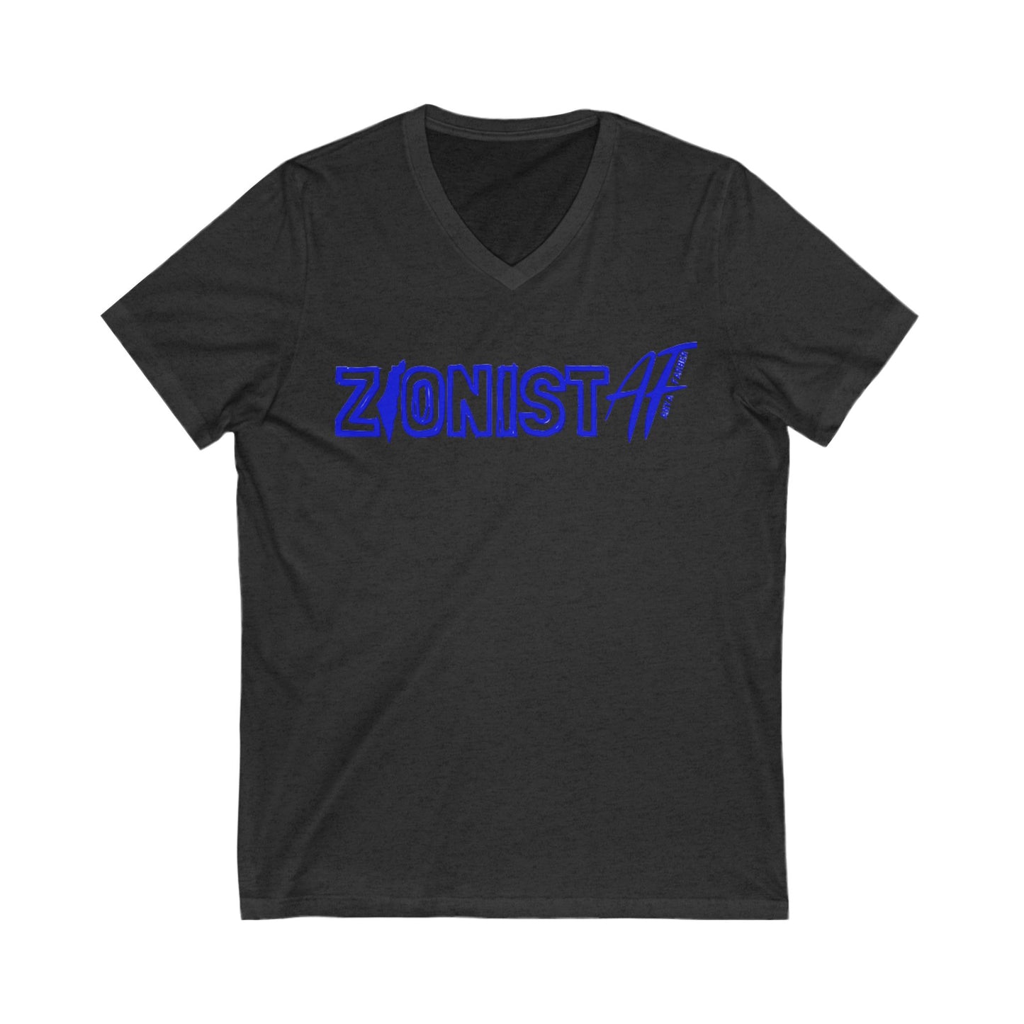 Zionist AF Jersey Short Sleeve V-Neck Tee