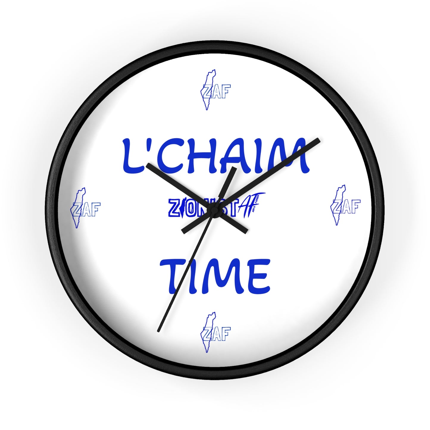 HOME DECOR Wall Clock ZAF L'Chaim Time