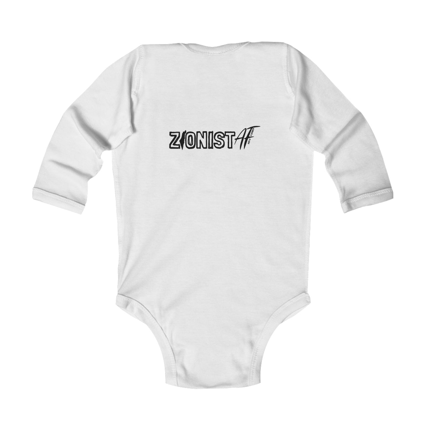 KIDS/INFANT Zionist AF "Safta and Sabba's Little Balagan"" Infant Long Sleeve Bodysuit