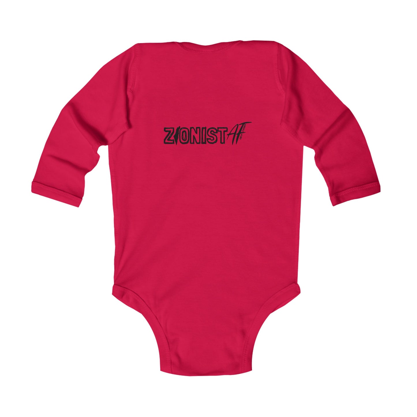 KIDS/INFANT Zionist AF "Safta and Sabba's Little Balagan"" Infant Long Sleeve Bodysuit