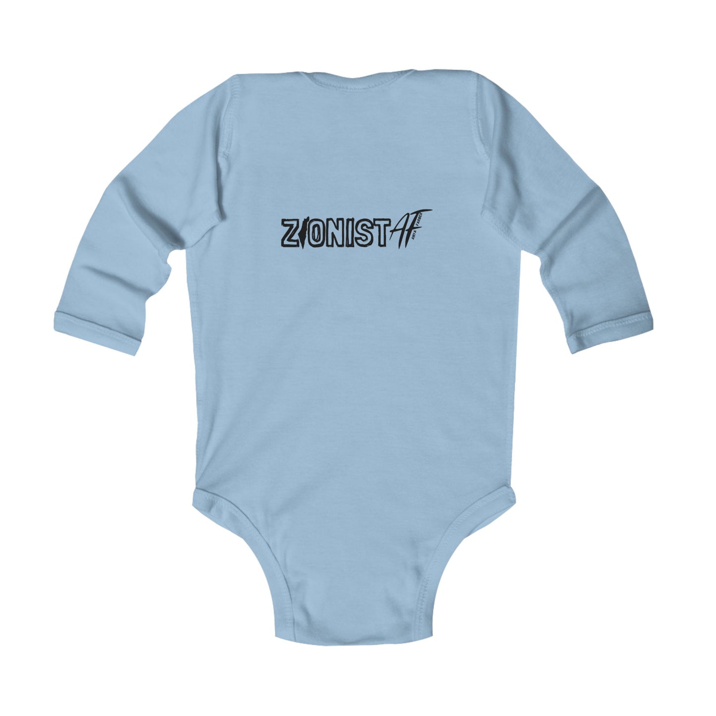 KIDS/INFANT Zionist AF "Safta and Sabba's Little Balagan"" Infant Long Sleeve Bodysuit