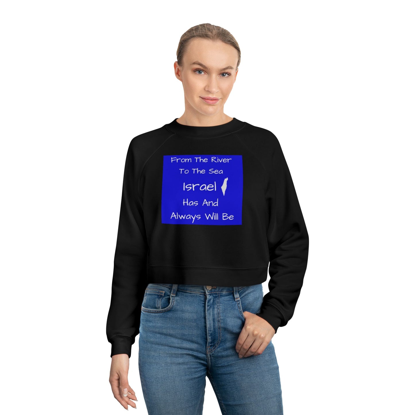 Zionist AF "RTS" Women's Cropped Fleece Pullover