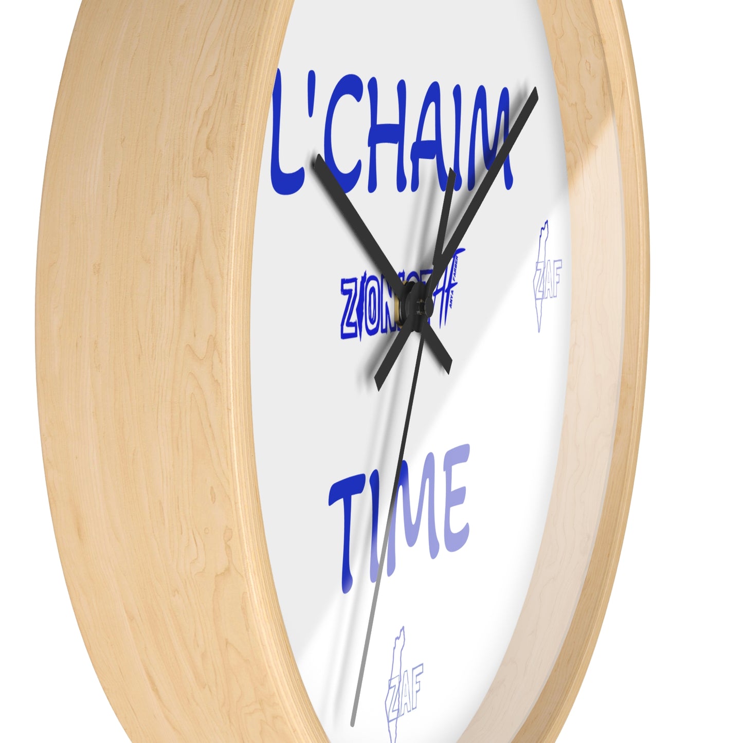 HOME DECOR Wall Clock ZAF L'Chaim Time