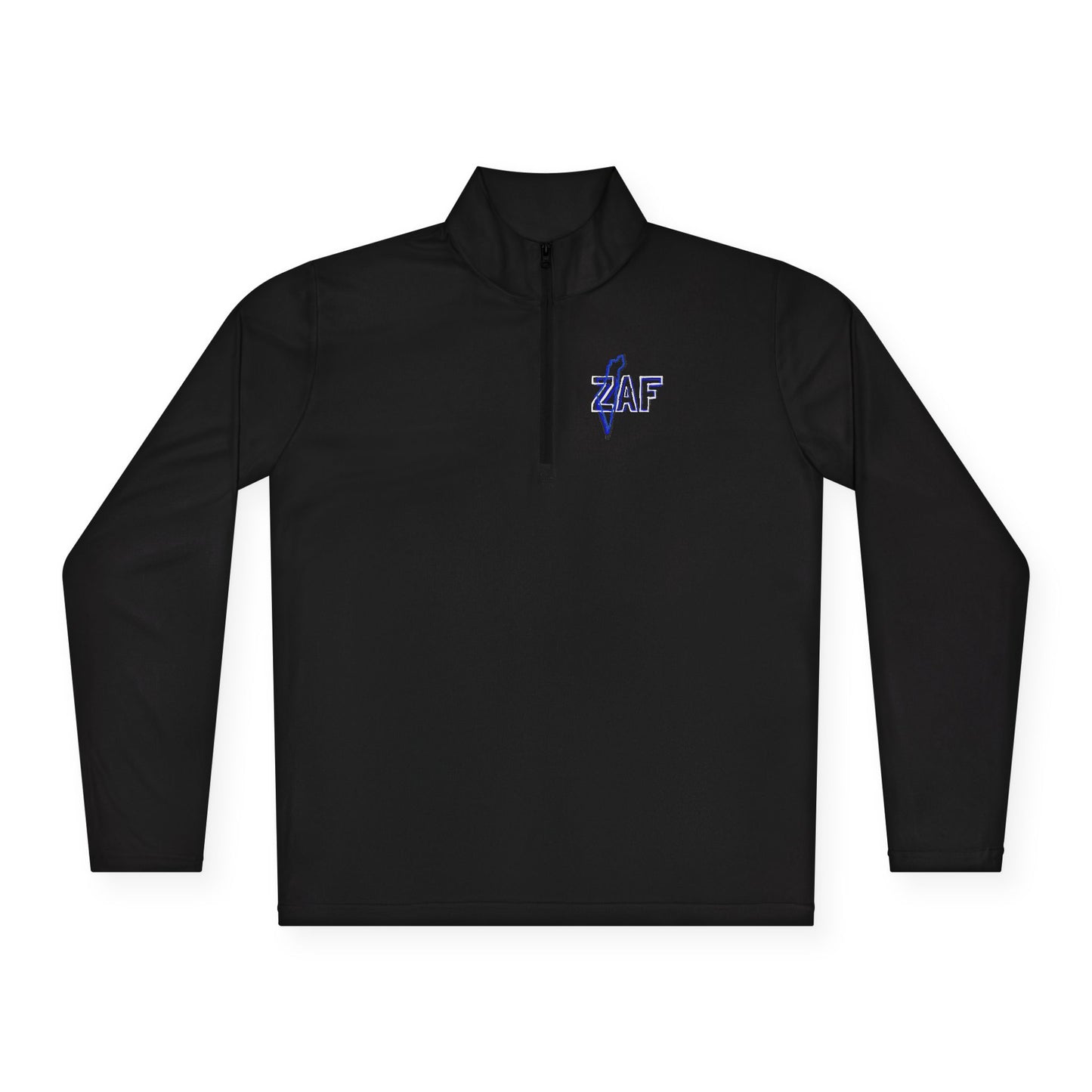 Zionist AF "From The River...Zionist AF ...ONLY way To Be" Quarter-Zip Pullover